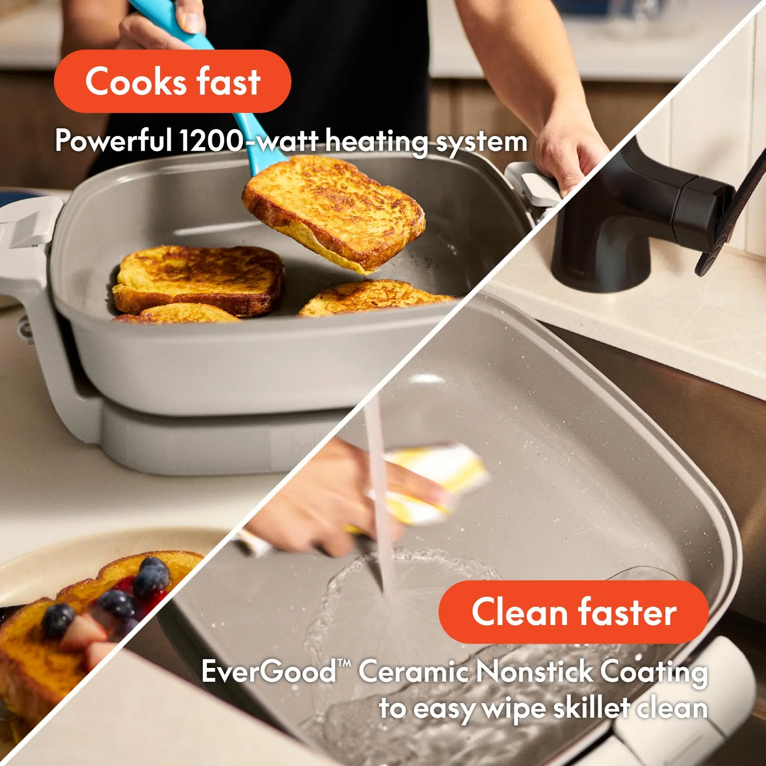 La Bella Make & Take poêle électrique 6 qt oatmilk