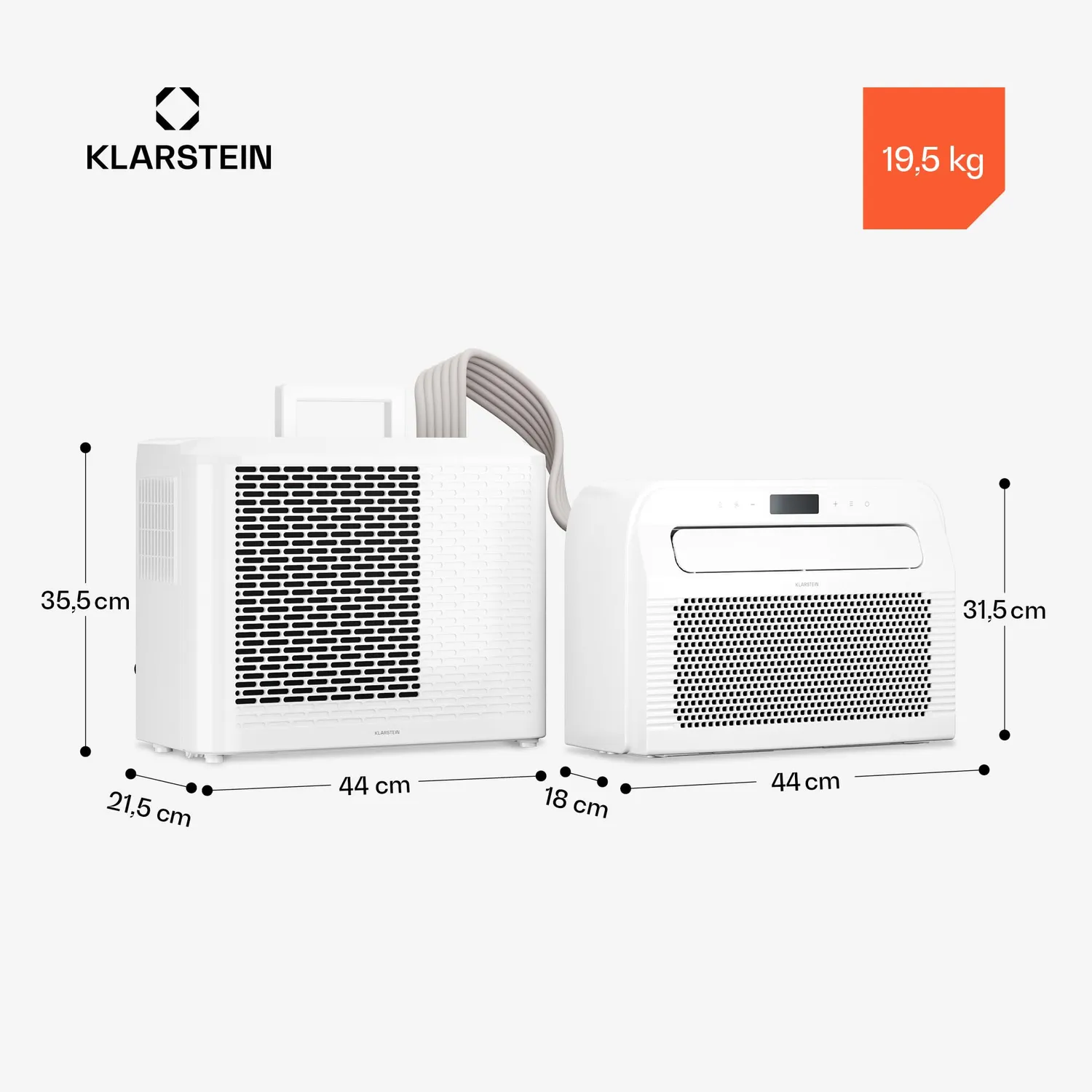 Klarstein Chillavan climatiseur mobile 5000 BTU 12,2 m²