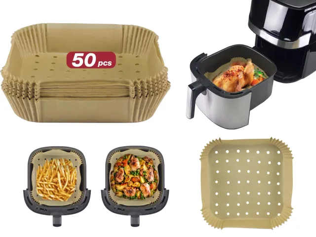 Beper C103ACC003 papier cuisson friteuse carré 20x20 50 pcs
