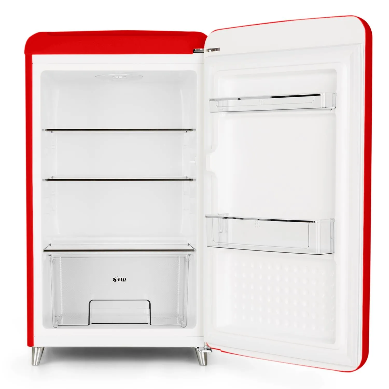 Klarstein PopArt-Bar réfrigérateur 136 L rouge rétro