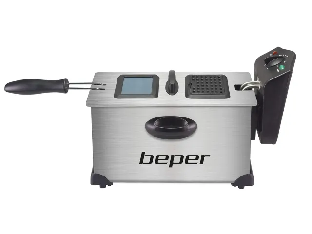 Beper BC.353 friteuse électrique 3,5 L acier noir
