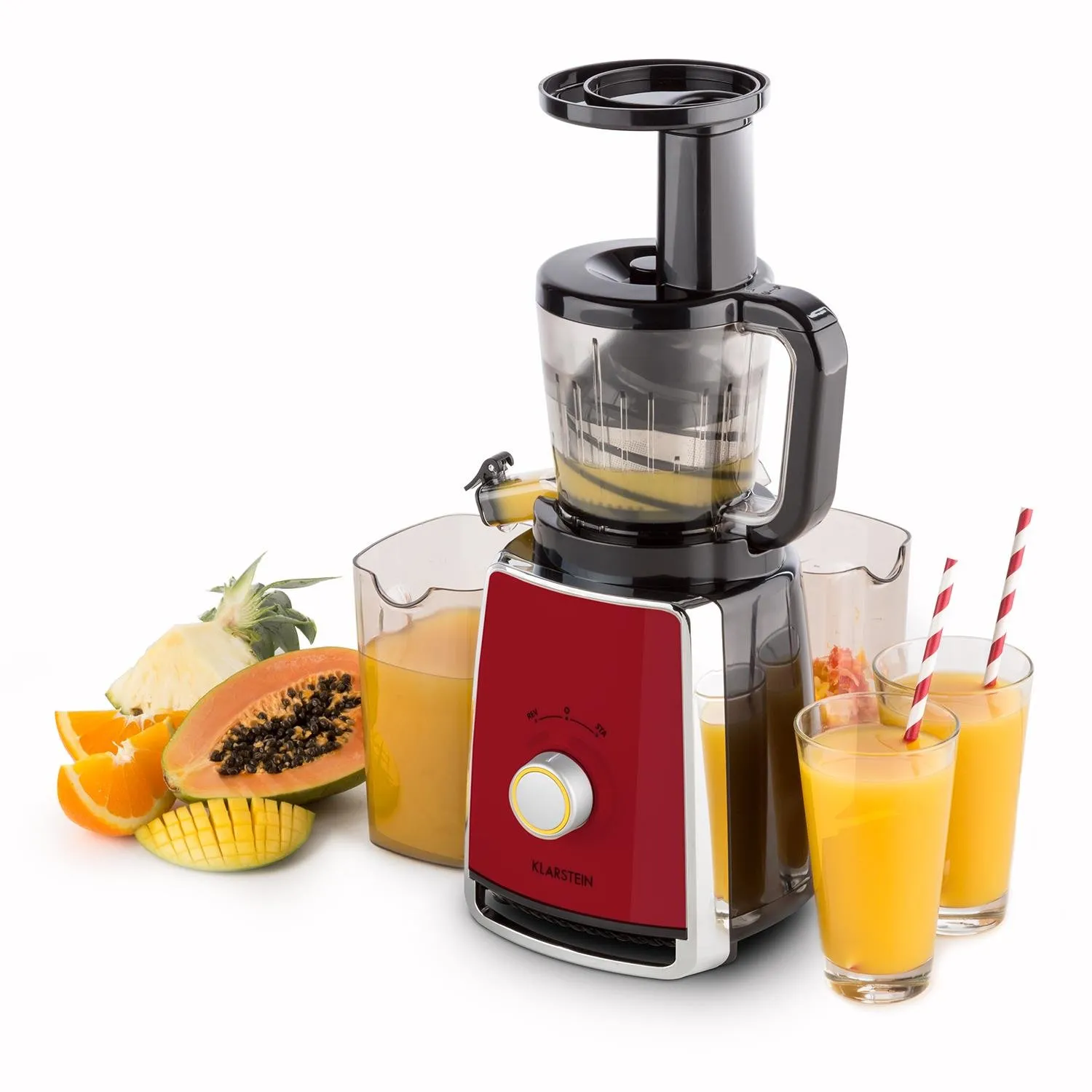 Klarstein Sweetheart extracteur de jus rouge 150 W