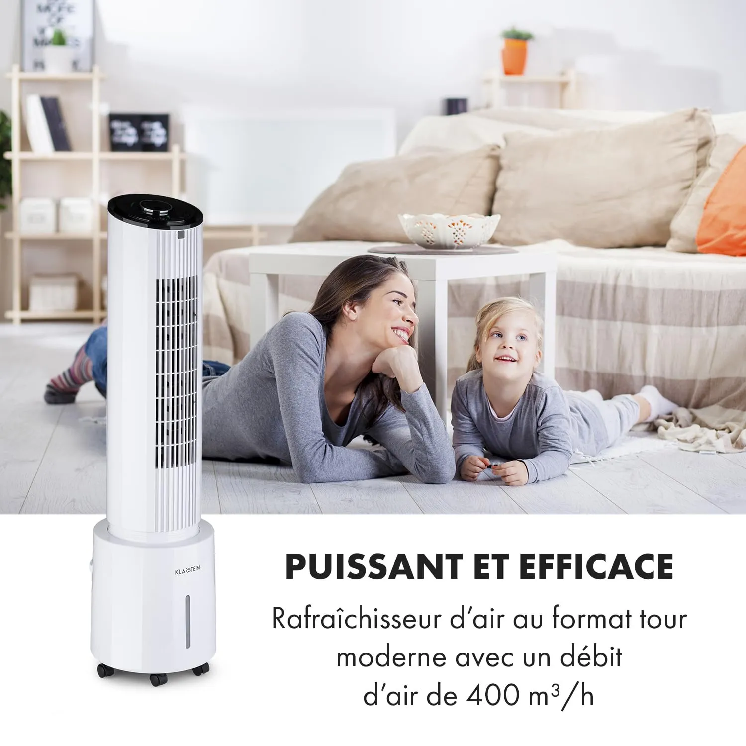 Klarstein rafraîchisseur d'air 4 en 1 4 L 45 W