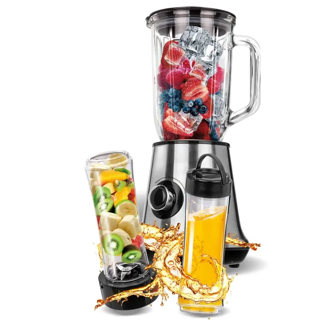 MPM MBL-15M blender smoothie 1 L + 2 x 0,6 L