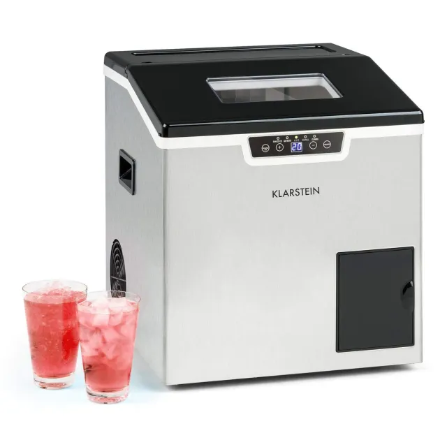 Klarstein Icefestival Cube machine à glaçons acier 400W