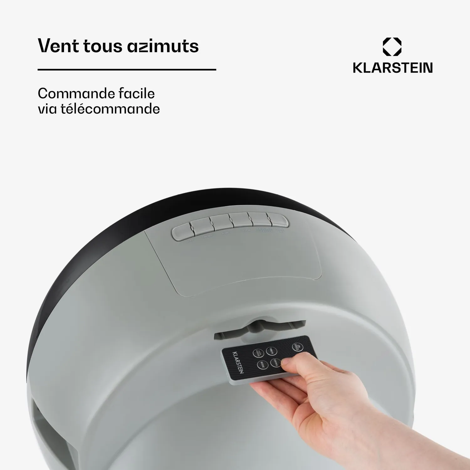 Klarstein rafraîchisseur d’air 4 en 1 blanc 5,5 L 110 W