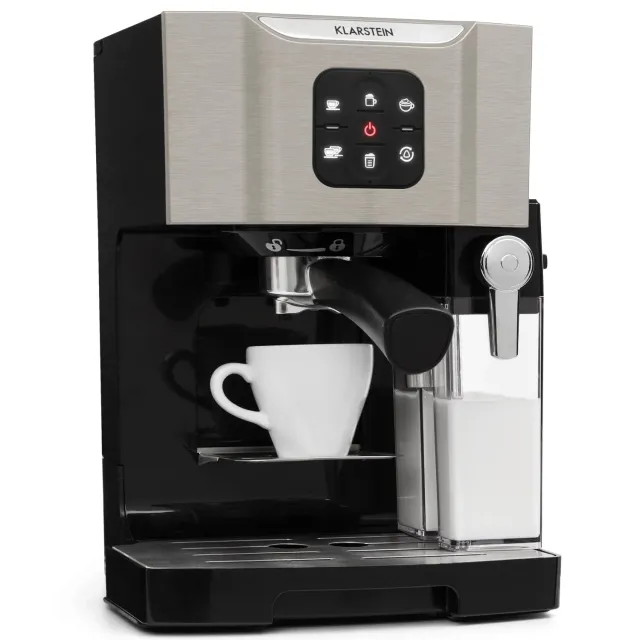 Klarstein BellaVita cafetière expresso 20 bars gris acier
