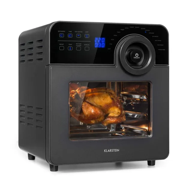 Klarstein AeroVital Cube Chef airfryer 14L 1700W noir