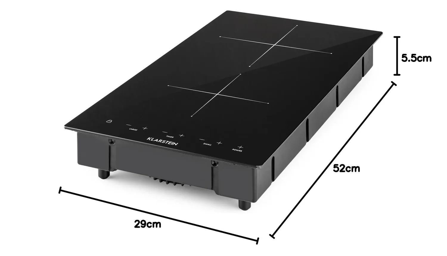 Klarstein Variocook Domino plaque induction 2 feux 3100W