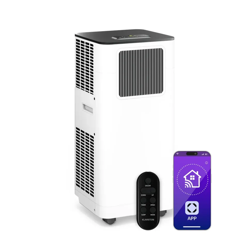 Klarstein Breeze Box Climatiseur Mobile 11000 BTU Blanc