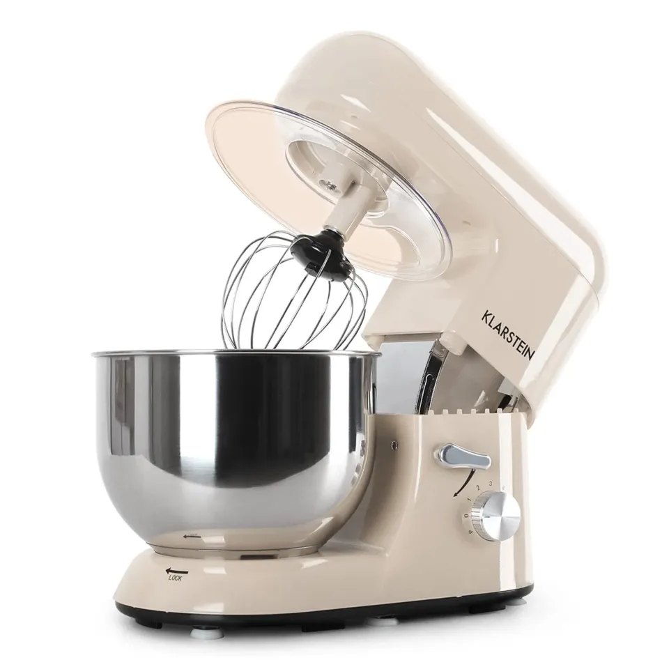 Klarstein Bella Elegance robot pâtissier 5L blanc crème
