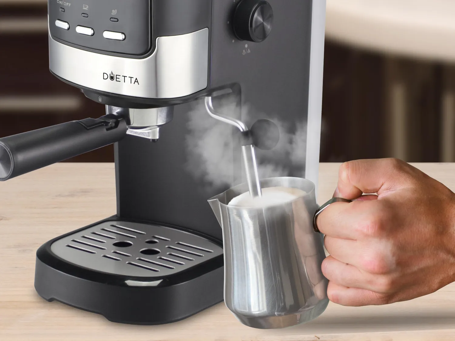 Beper Duetta P101CAF100 machine expresso 15 bars noir