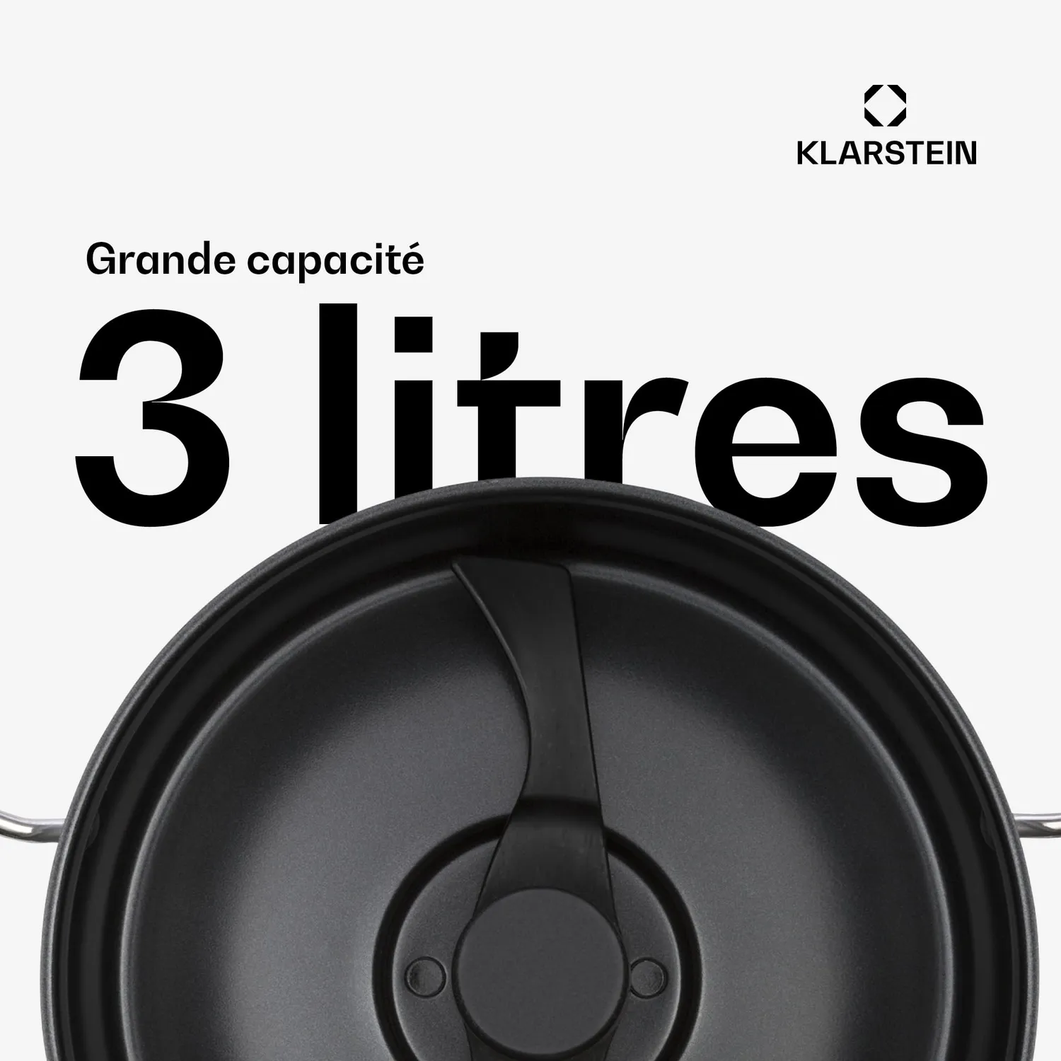 Klarstein Jam Session confiturier 3 L argent 1000 W