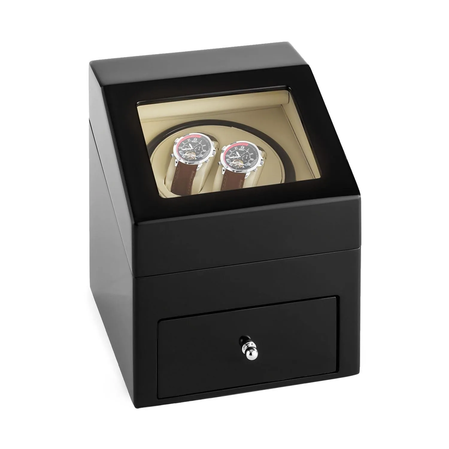 Klarstein Monte Carlo remontoir 5 montres noir 4 modes tournant