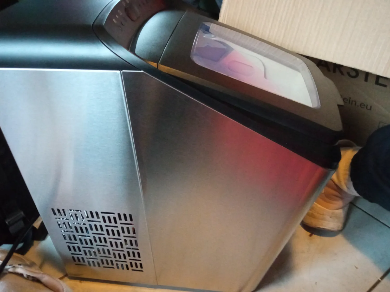 Klarstein Machine à Glaçons 2,9 L 15 kg/jour 2 Tailles Inox