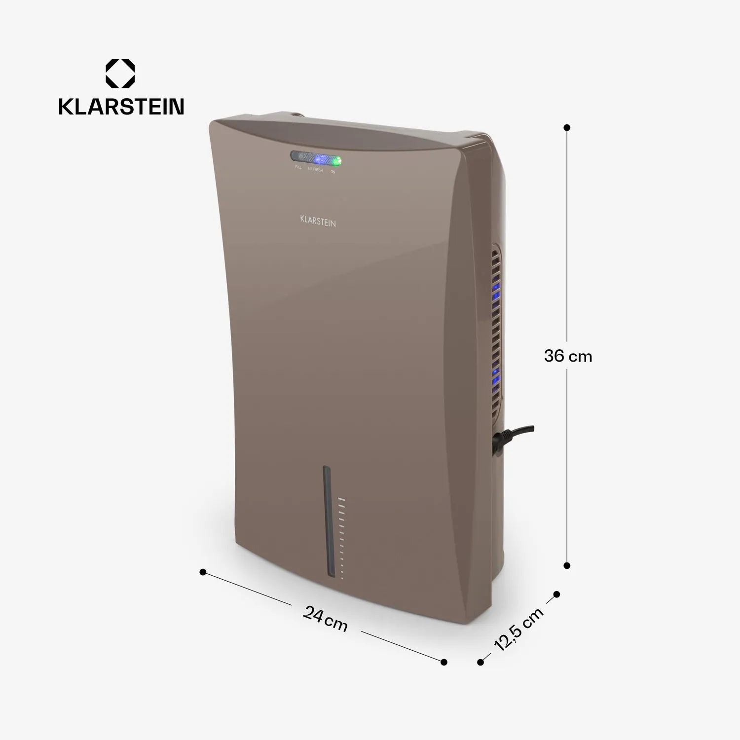 Klarstein Drybest 2000 2G déshumidificateur 2 L gris ioniseur