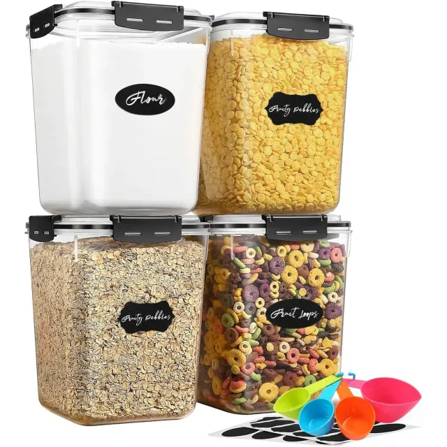 YASHE Boîte Conservation 5,3L Lot de 4 Sans BPA