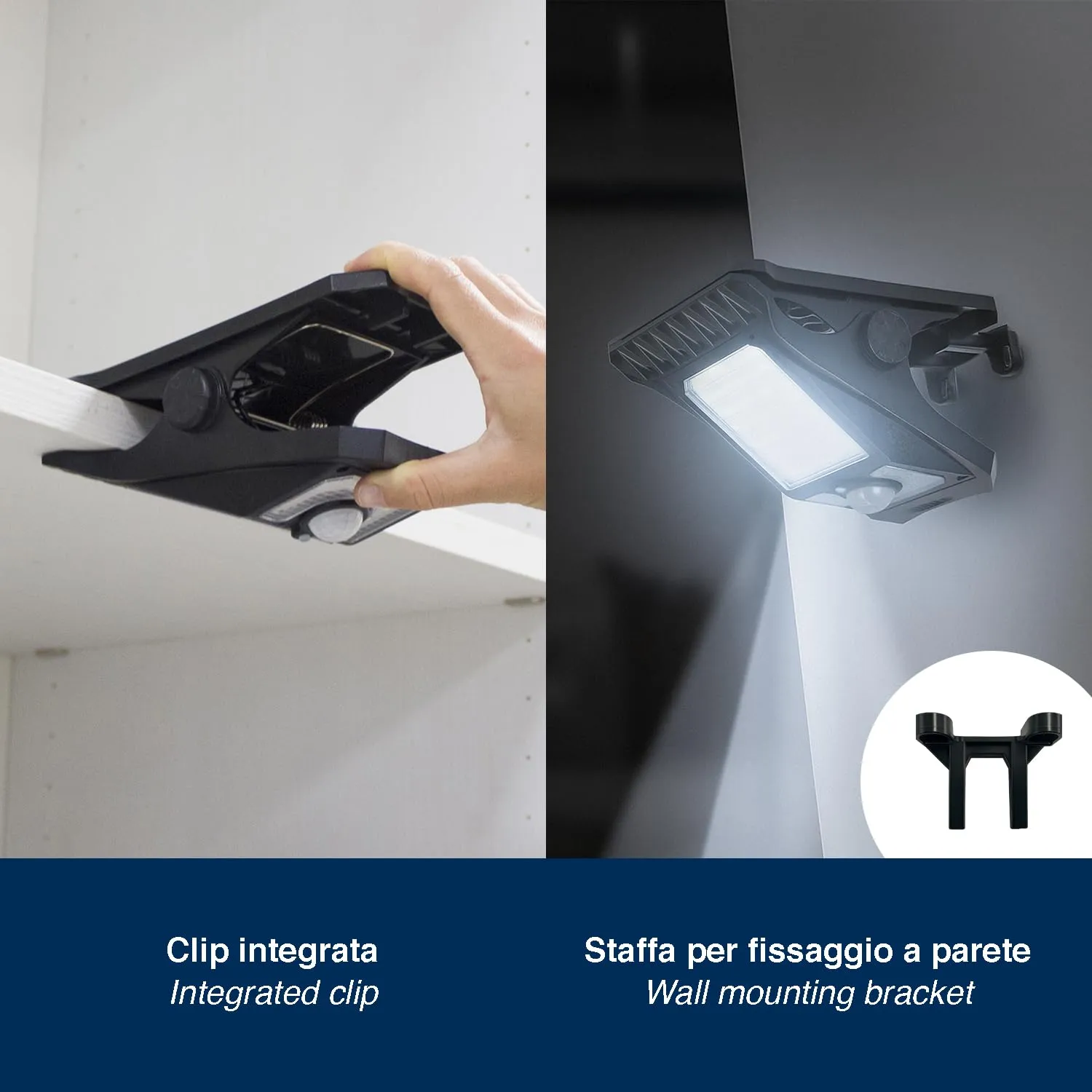 Beper Clipia P207ILO003 lampe solaire à pince détecteur IP65