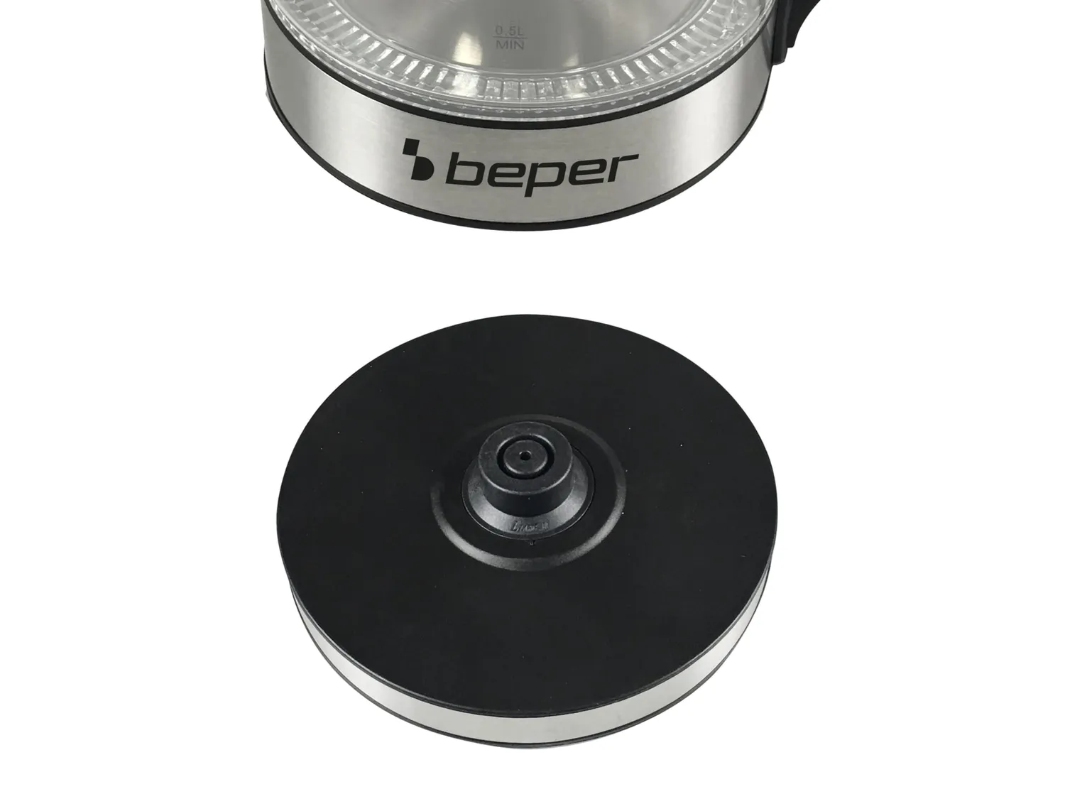 Beper BB.103 bouilloire électrique 1,8 L verre LED