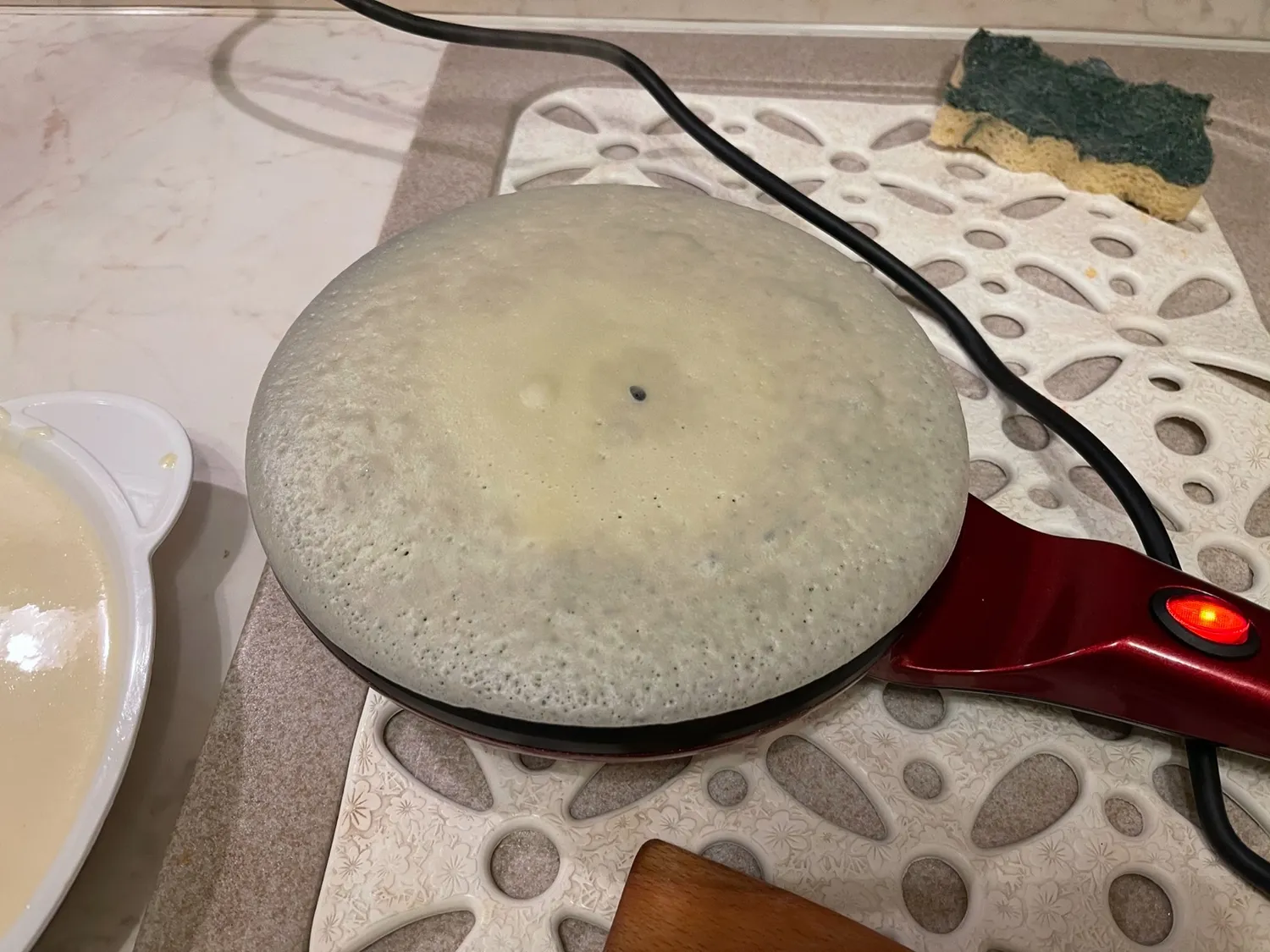 Beper BT.710Y crêpière électrique avec poignée 20 cm