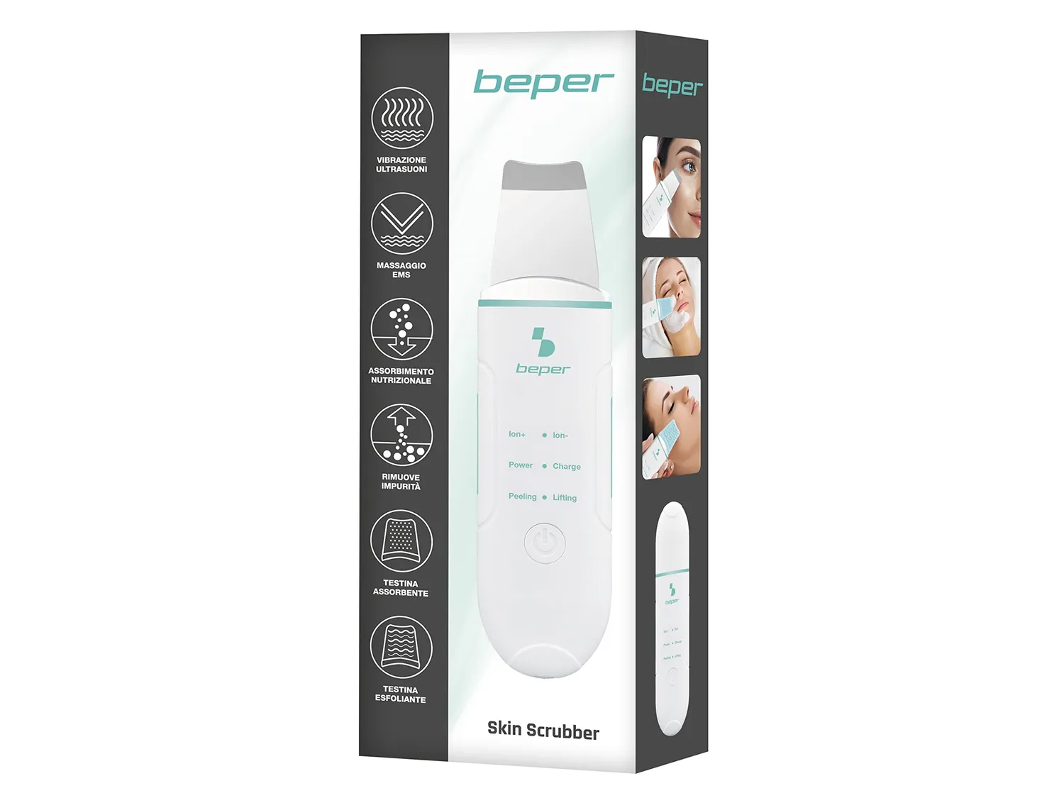 Beper P302VIS003 nettoyeur visage ultrasons 4 fonctions