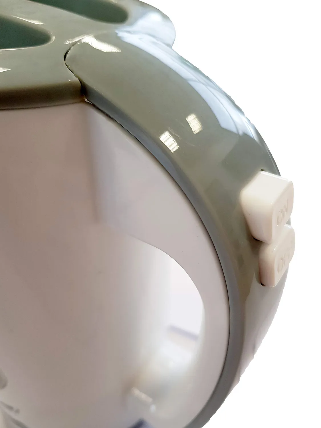 MPM bouilloire électrique voyage 0,5 L blanc gris 2 tasses