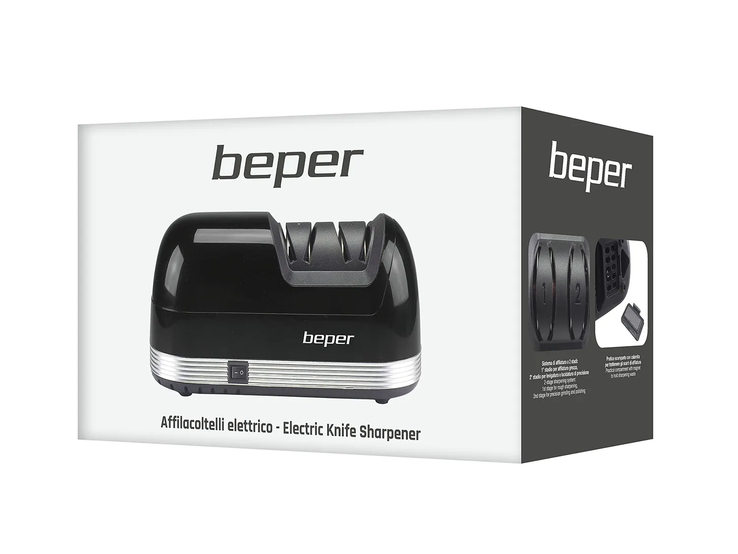 Beper P102ACP010 aiguiseur électrique noir diamant 2 étapes