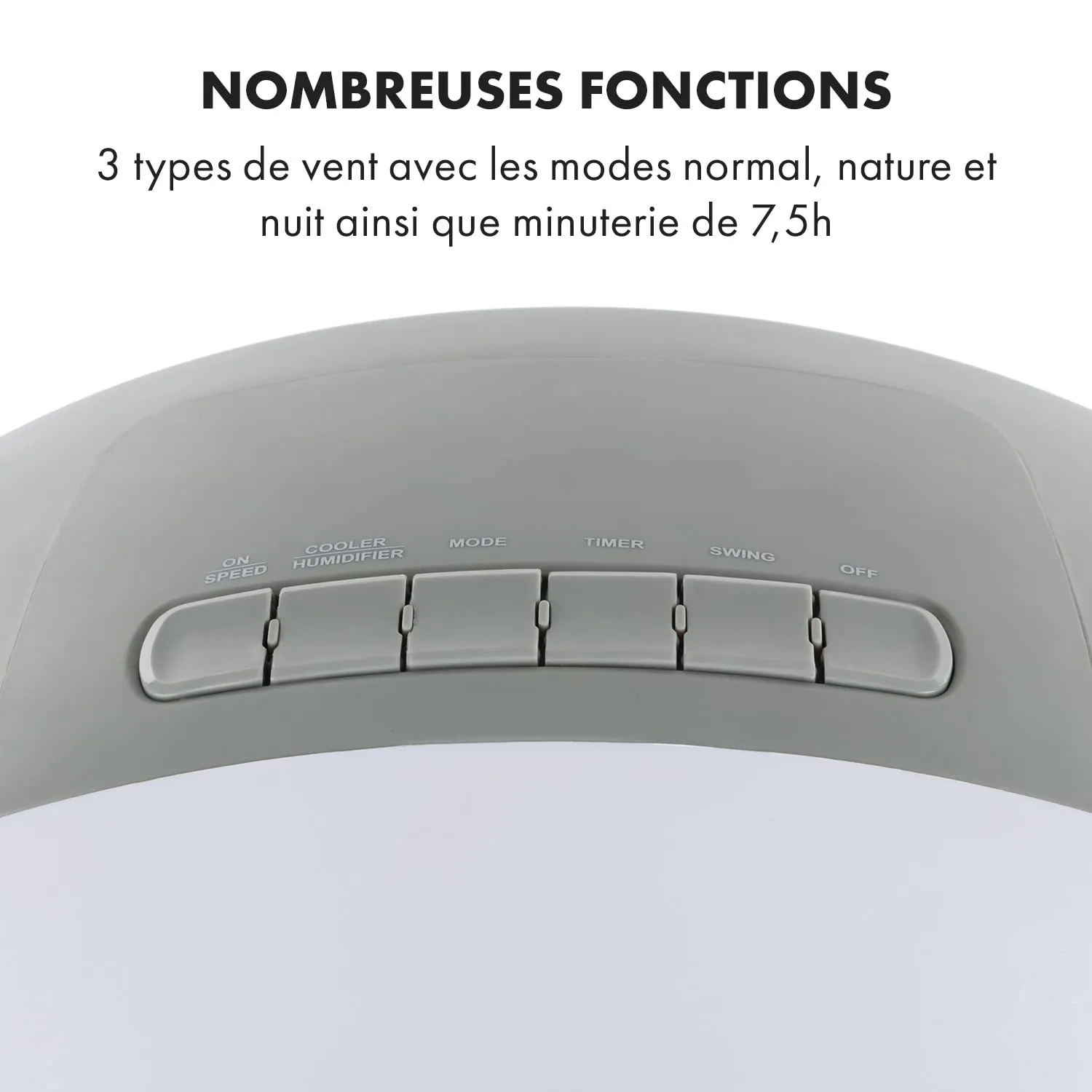 Klarstein climatiseur mobile 3 en 1 90 W 1600 m³/h