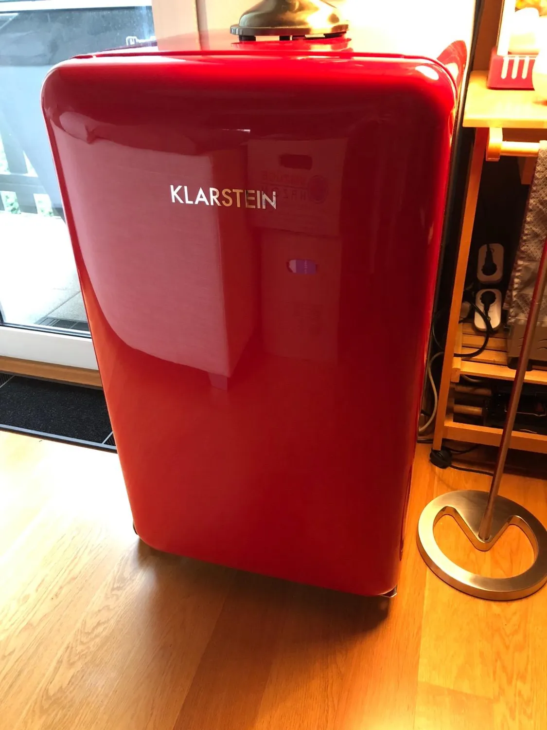 Klarstein PopArt-Bar réfrigérateur 136 L rouge rétro