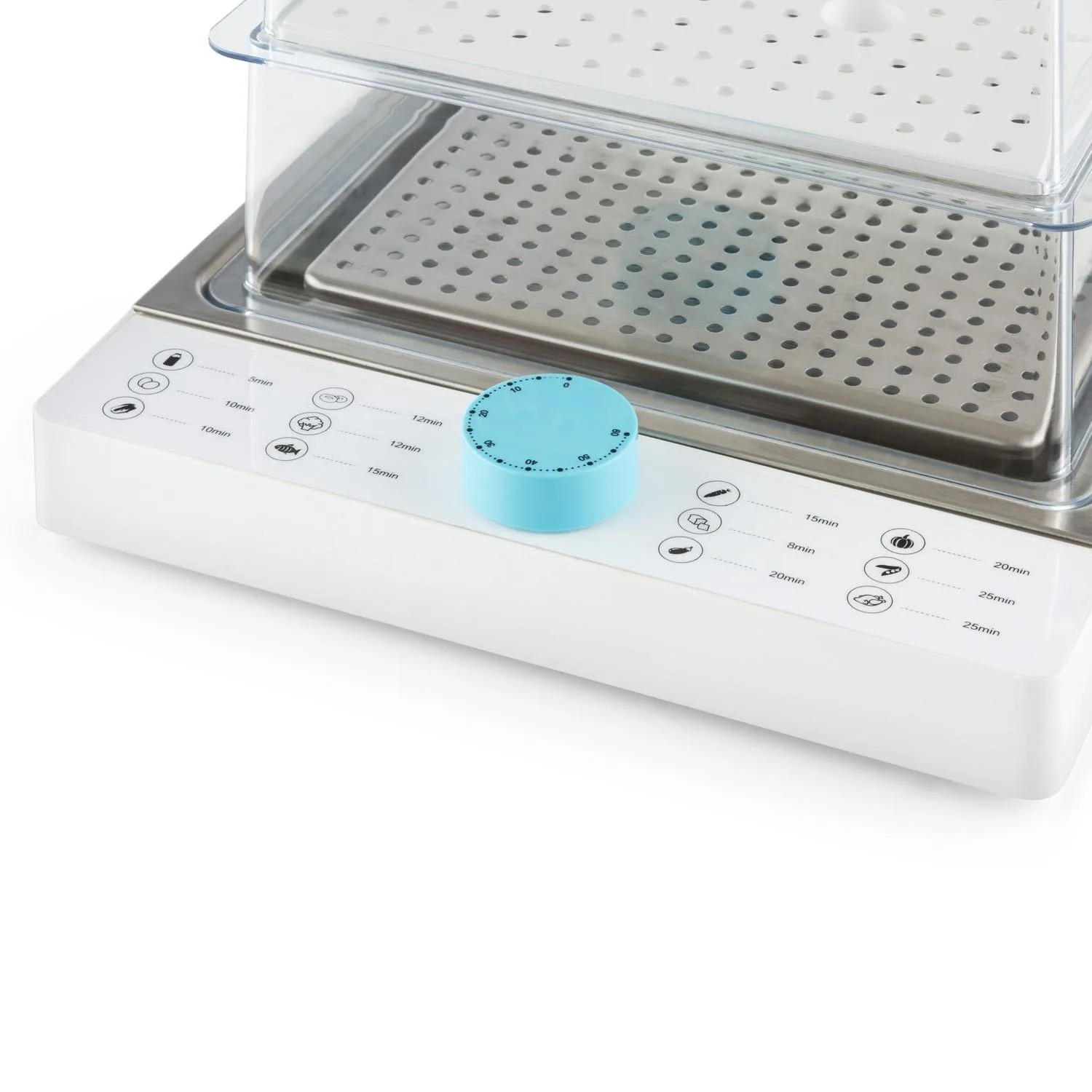 Klarstein Steam Spa cuiseur vapeur blanc 1500W pliable