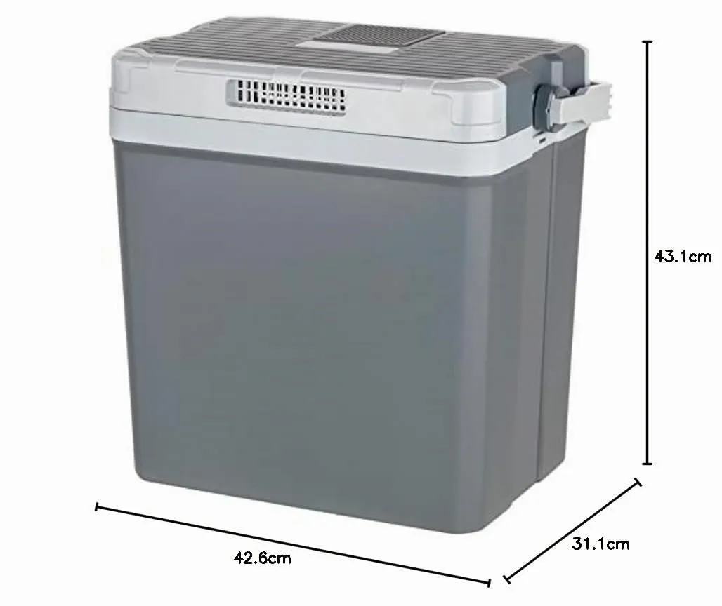MPM 28-CBM-08YA glacière électrique 24L gris froid-chaud