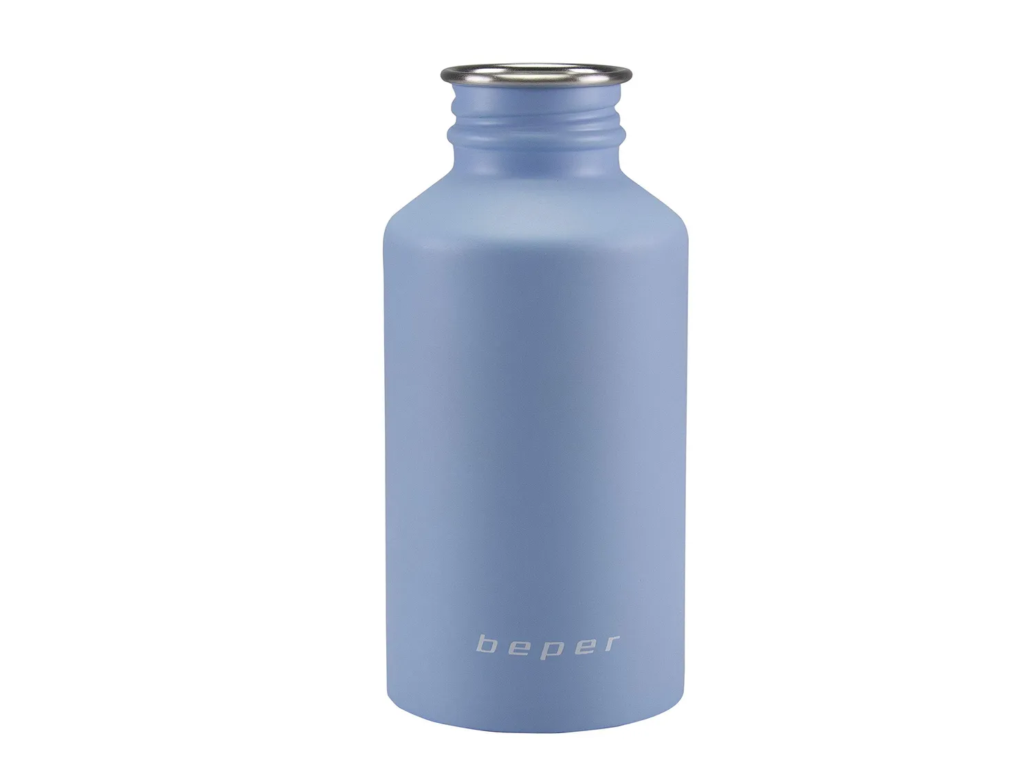 Beper C102BOT004 gourde inox 500 ml bleu mousqueton