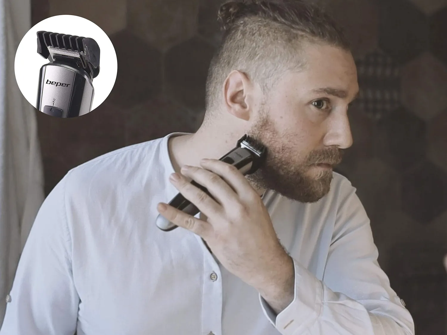 Beper 40.742 tondeuse 10 en 1 pour barbe et cheveux