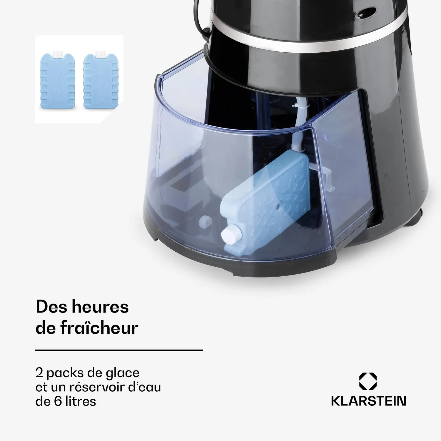 Klarstein Skyscraper Ice Smart Rafraîchisseur 6L Noir