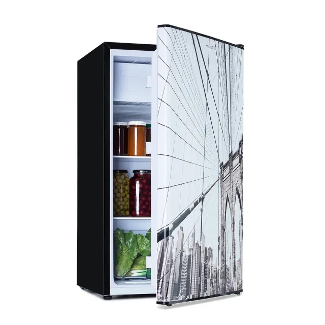 Klarstein CoolArt combiné frigo congélateur 79 L design ville