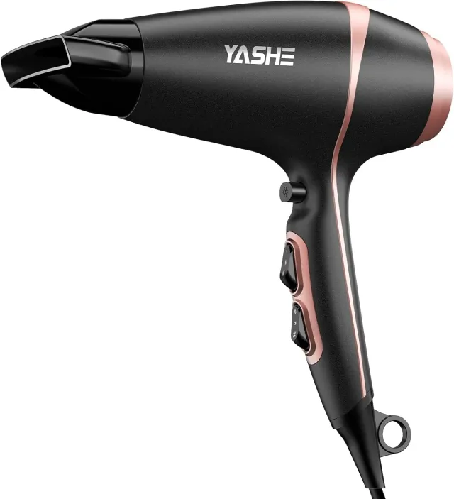 YASHE Sèche-Cheveux Pro 2000W 2 Vitesses Air Froid