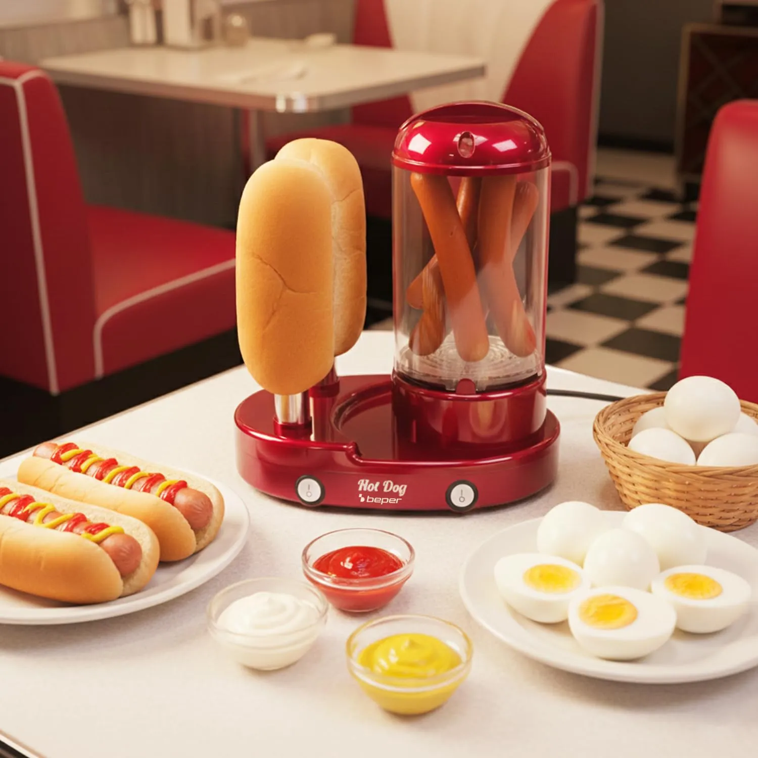 Beper P101CUD502 appareil hot-dog cuiseur œufs 440 W