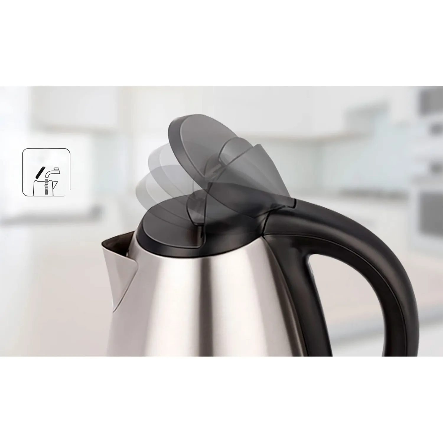 MPM MCZ-103M bouilloire électrique inox 1,7 L