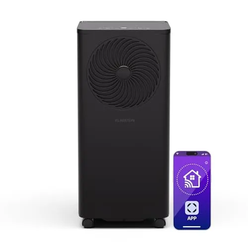 Klarstein Aero Ring Climatiseur Mobile Noir 31 m²