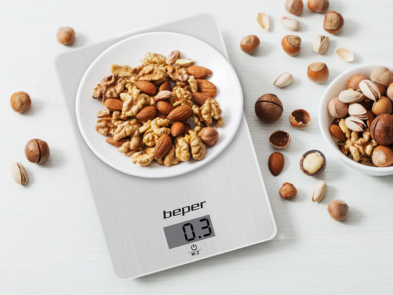 Beper 90.131 balance de cuisine électronique 5 kg argent