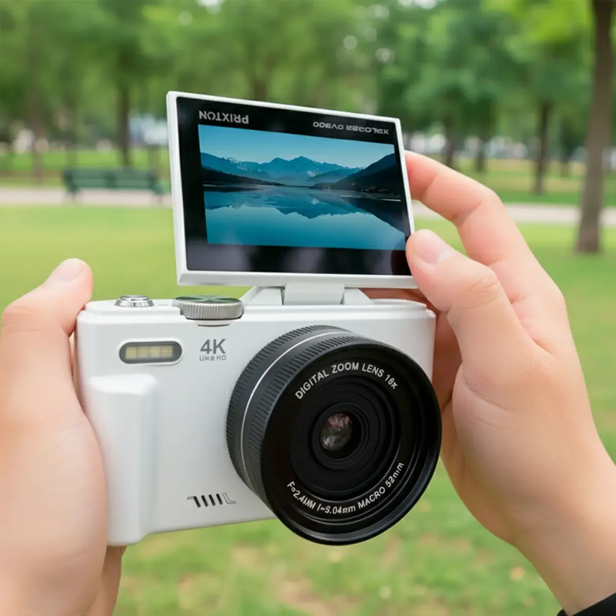 Prixton Xplorer DV900 caméra numérique 4K blanche 64MP