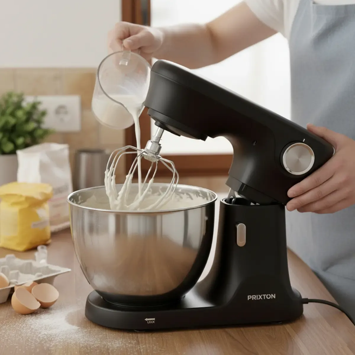 Prixton KR350 robot pâtissier noir 2000 W
