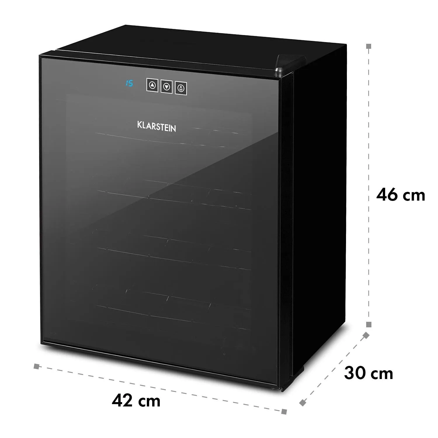 Klarstein Vinarium cave à vin 4 bouteilles 14 L noire