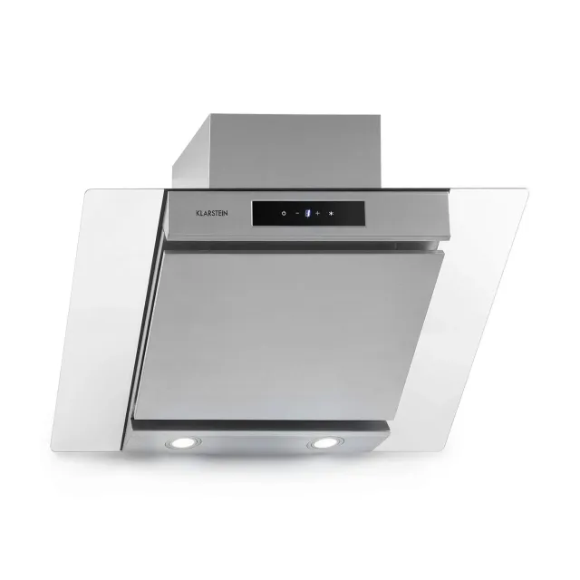 Klarstein Balzac 80cm hotte aspirante argent 610 m3/h