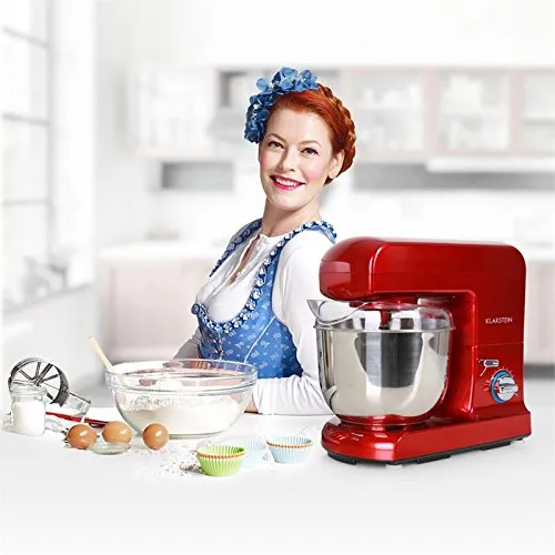 Klarstein Gracia Rossa robot pâtissier rouge 5L 1000W