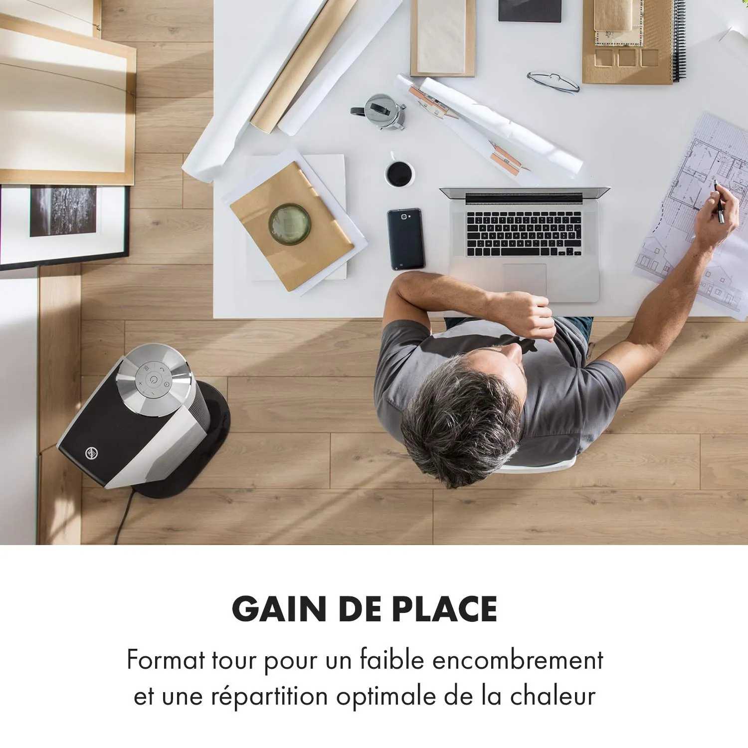 Klarstein Hightower Heat Deluxe radiateur colonne céramique 2200W