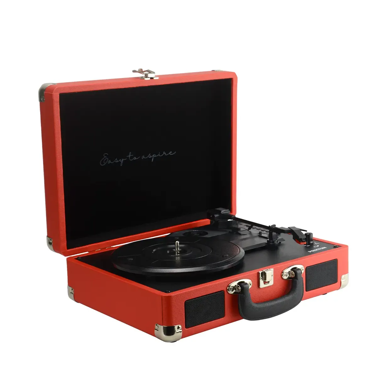 Prixton VC400 tourne-disque valise rouge USB numérisation