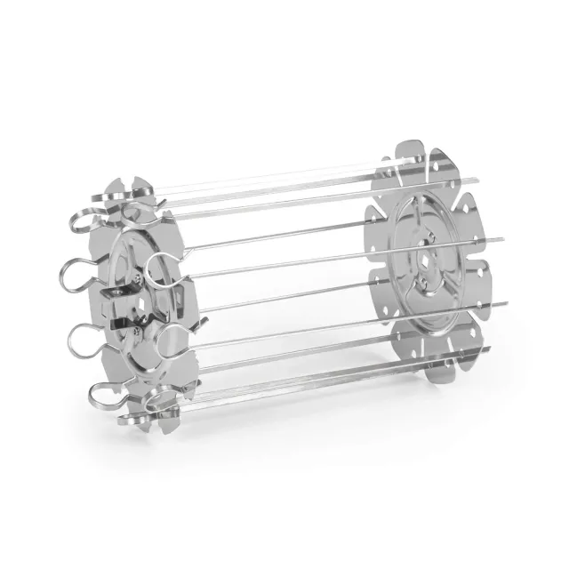 Klarstein AeroVital Cube Chef tournebroche inox 10 brochettes