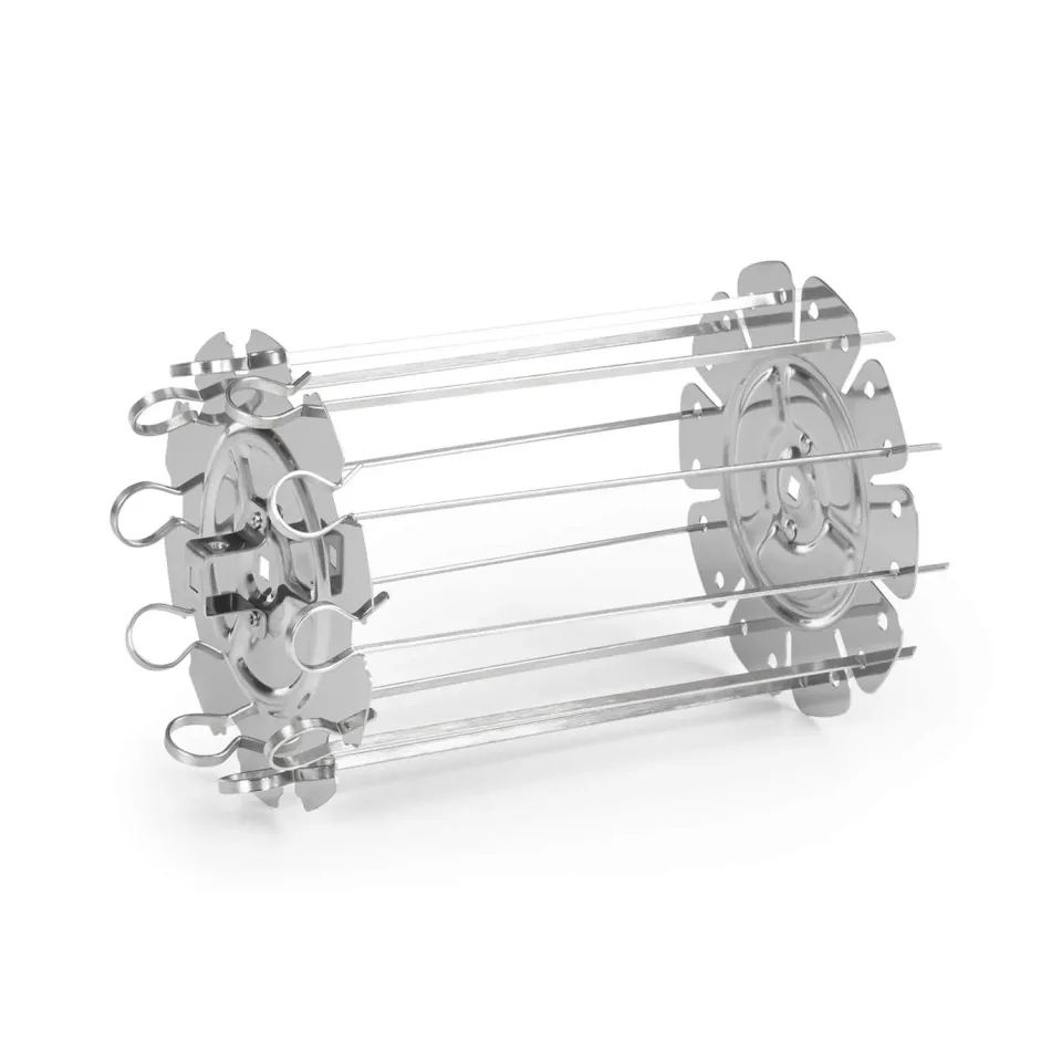 Klarstein AeroVital Cube Chef tournebroche inox 10 brochettes