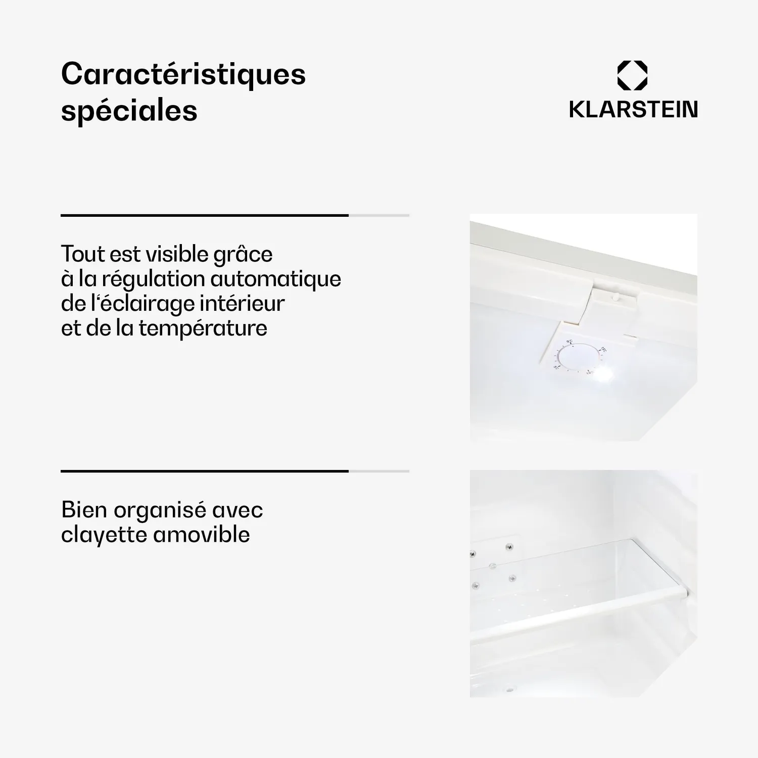 Klarstein 30L mini frigo silencieux 5-15°C éclairage